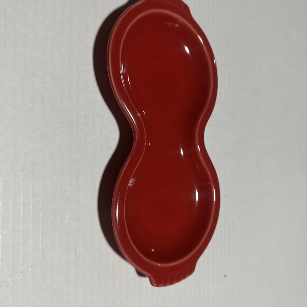 FIESTA Sugar & Creamer Figure 8 TRAY ONLY Scarlet Red Fiestaware HLC